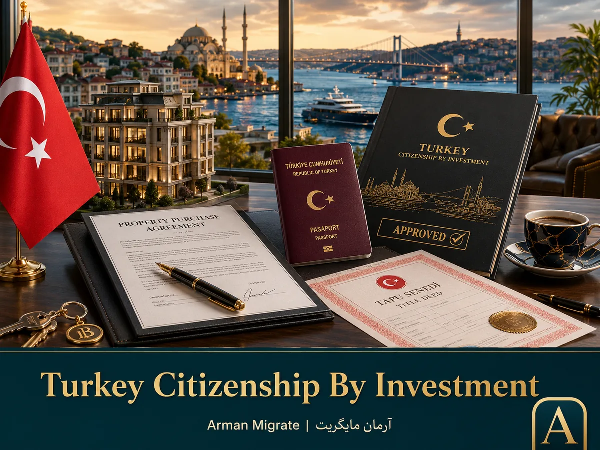 شهروندی ترکیه با سرمایهگذاری | Citizenship by Investment
